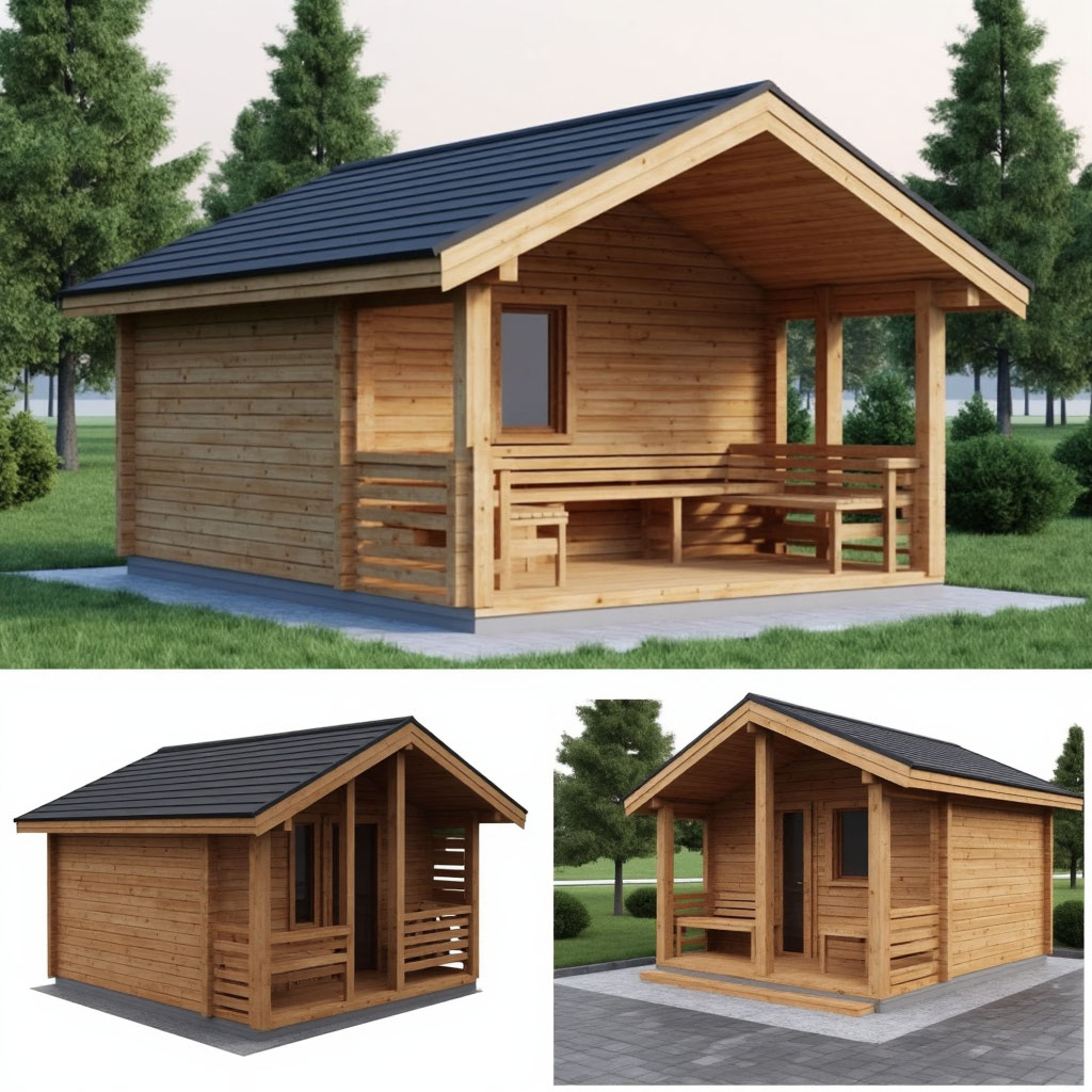 Готовые проекты бань